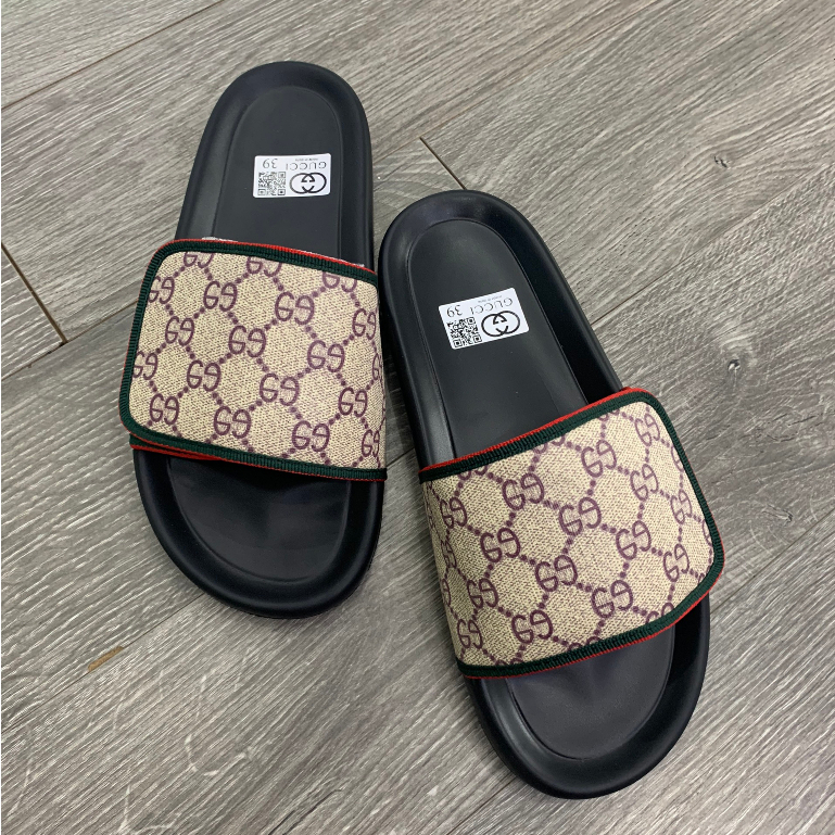 Dép Lê Quai Ngang GC Đế Cao Su Siêu Đẹp - Dép GC Quai Dán Đơn Giản 2024