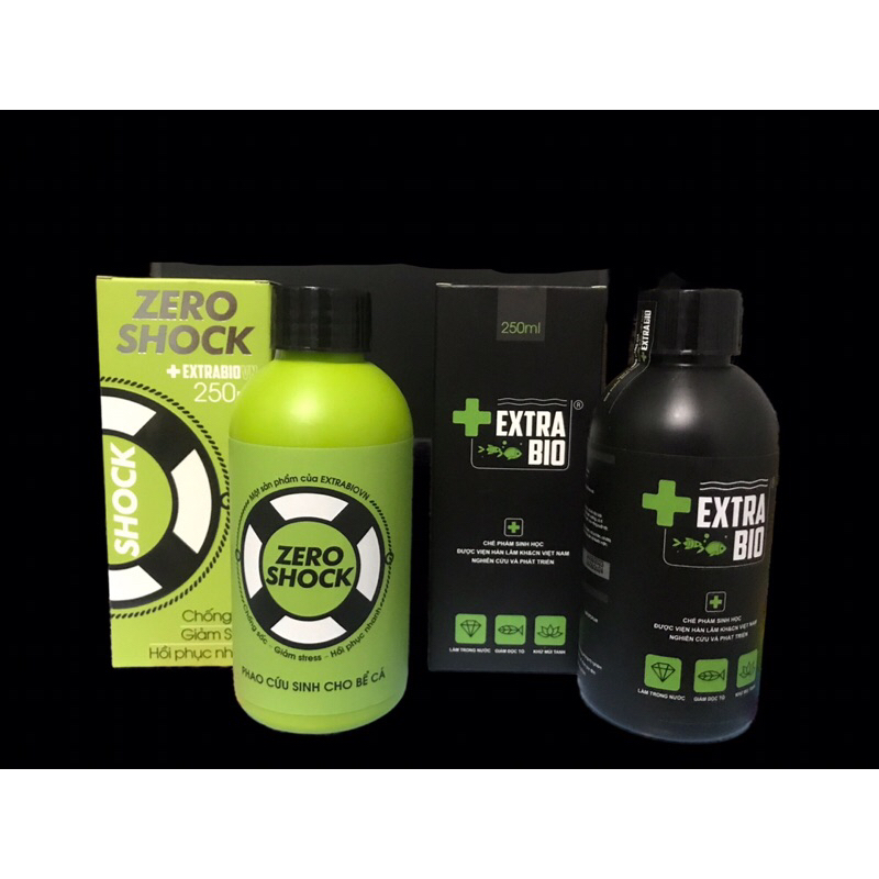 Combo Zero Shock Extrabio Chống Sốc Giảm Căng Thẳng Hồi Hục Nhanh Kết Hợp Làm Trong Nước, Khử Mùi Tanh Hiệu Quả.