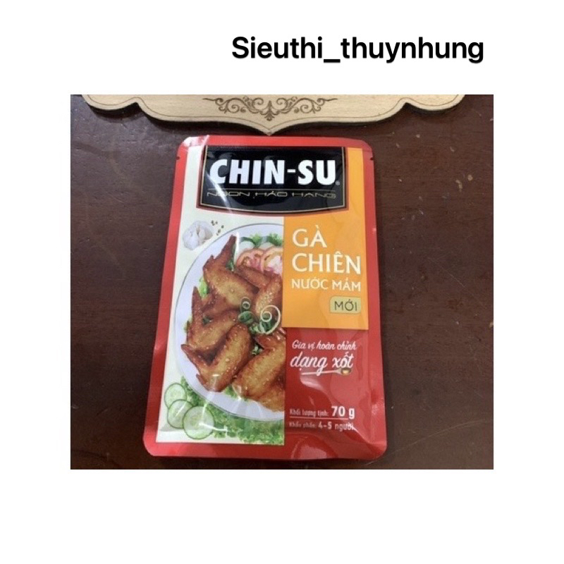 Gói Sốt Chinsu Gà Chiên Nước Mắm / Thịt Kho 70g
