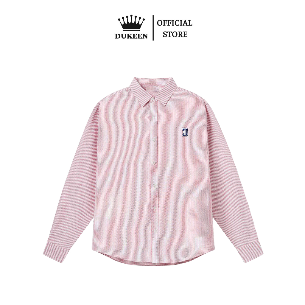 Áo Sơ Mi Oxford Tay Dài DUKEEN Kẻ Sọc Oversized Nam Nữ Unisex Local Brand SM029