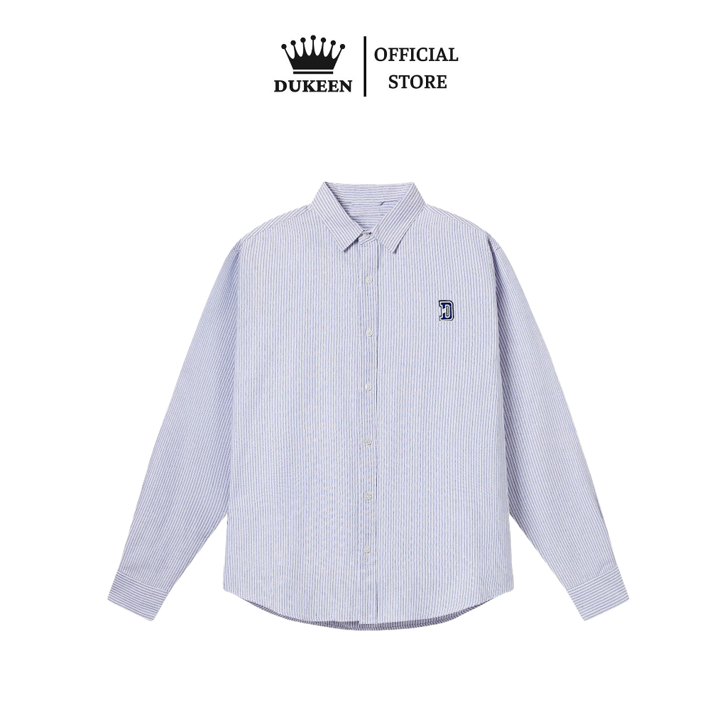 Áo Sơ Mi Oxford Tay Dài DUKEEN Kẻ Sọc Oversized Nam Nữ Unisex Local Brand SM029