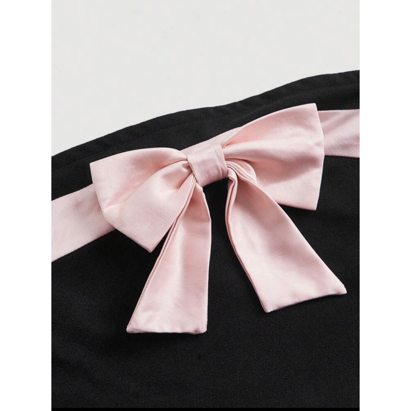 Áo ống croptop dây nơ quấn ngực - 4 màu  - CÓ SẴN