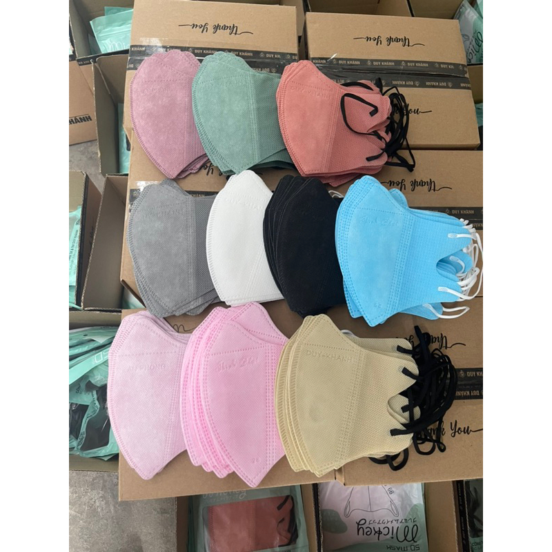 Khẩu trang 5D đủ màu