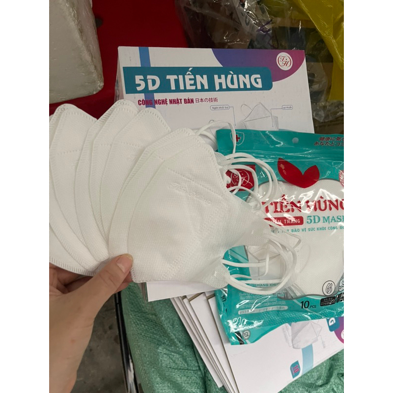 Khẩu trang 5D đủ màu