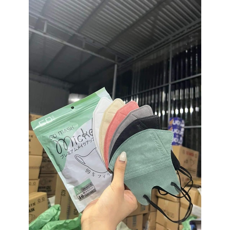 Khẩu trang 5D đủ màu