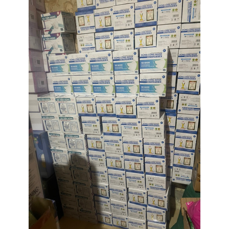 Khẩu trang 5D đủ màu