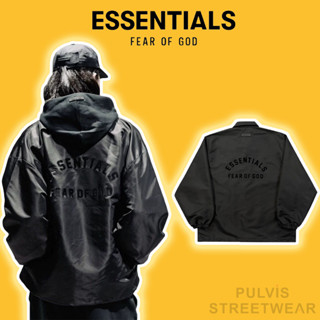 [Mirror Quality] - Áo Khoác Gió FOG Fear Of God ESSENTIALS SS23 Coaches Jacket, Áo Jacket FOG ESSENTIALS The Core