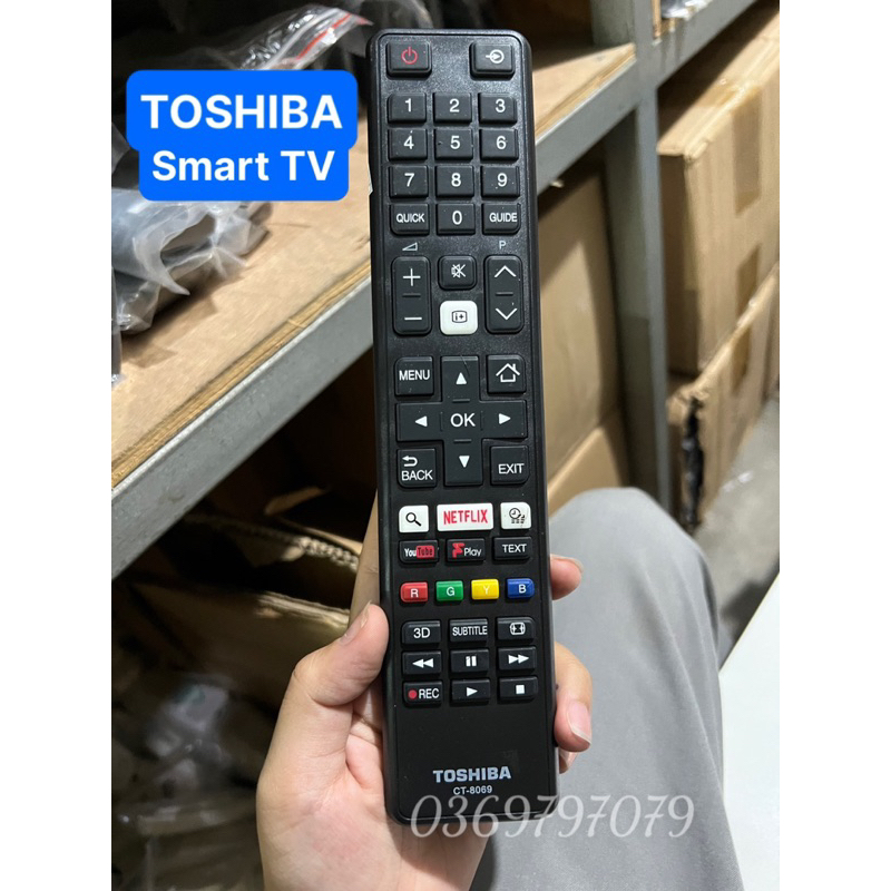 REMOTE ĐIỀU KHIỂN TV TOSHIBA SMART - DÙNG CHO DÒNG TV LCD/LED