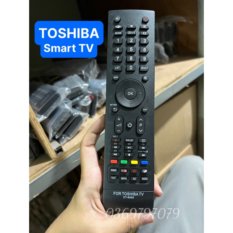 REMOTE ĐIỀU KHIỂN TV TOSHIBA SMART - DÙNG CHO DÒNG TV LCD/LED