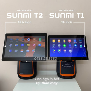 [THANH LÝ] MÁY POS ĐỂ BÀN SUNMI T1 (có tích hợp in bill)