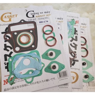 Bộ ron đầu Gasket xe Cúp 50 và  70