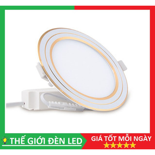 Đèn led âm trần 3 màu rạng đông 9w,12w chính hãng