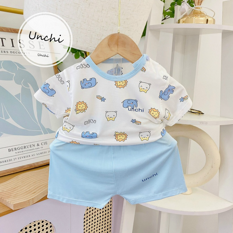 Bộ unchi ngắn peptit hoa văn chui đầu