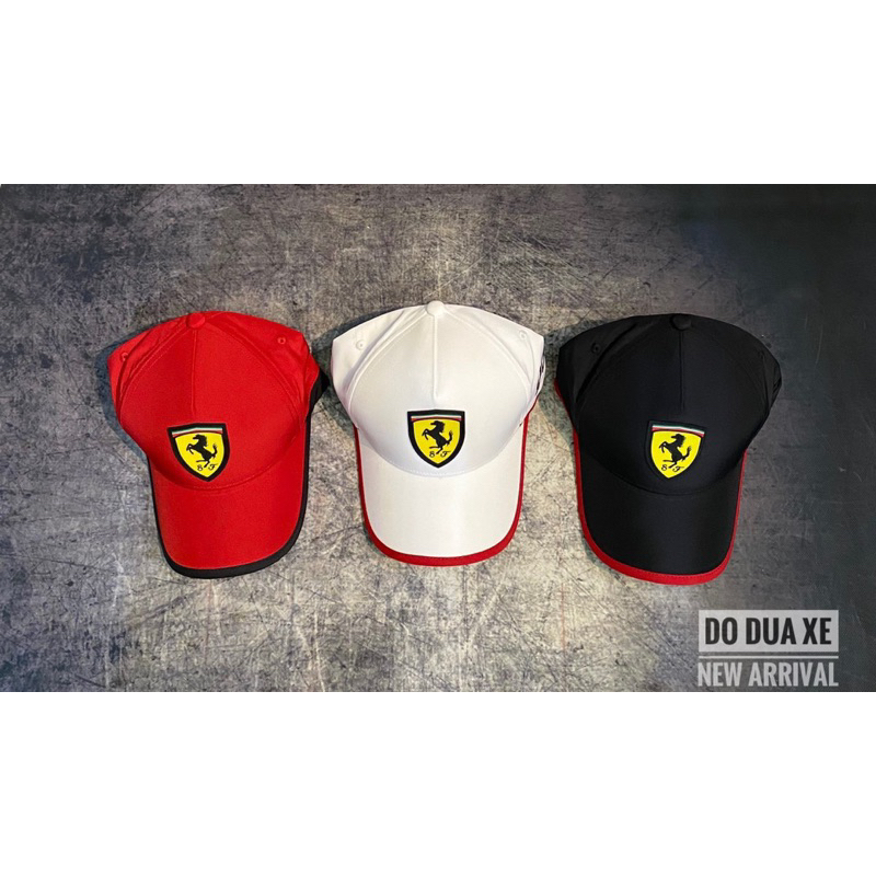 Nón (mũ) kết vải dù Ferrari cao cấp