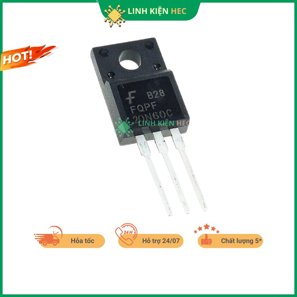 Mosfet 4N60 5N60 6N60 8N60 10N60 20N60 lưng nhựa chất lượng cao linh kiện hec
