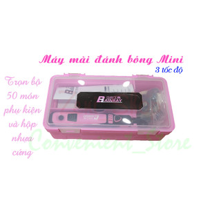 Máy mài đánh bóng MINI 3 tốc độ (bộ 50 phụ kiện)