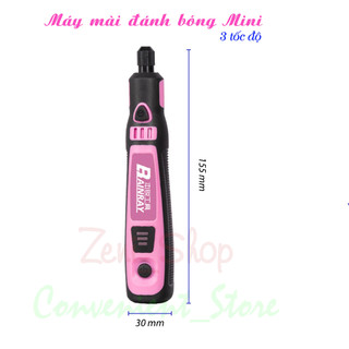 Máy mài đánh bóng MINI 3 tốc độ (bộ 50 phụ kiện)