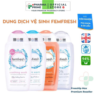 Dung dịch vệ sinh femfresh kháng khuẩn, khử mùi 250ml