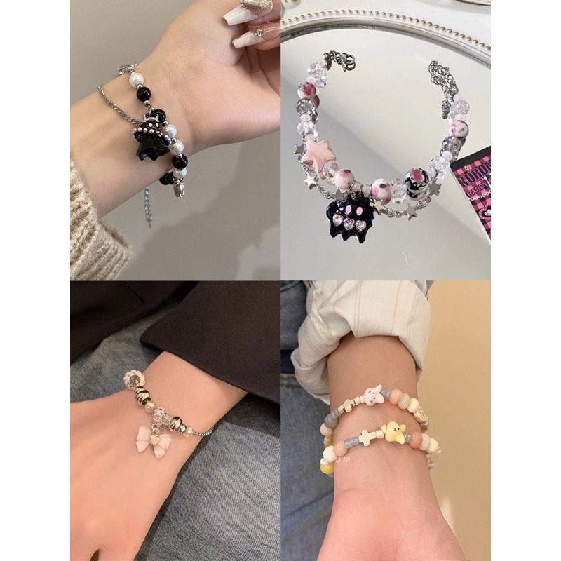 Vòng tay bằng sứ dễ thương nhiều màu