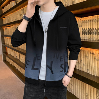 Áo khoác khóa kéo loang phối chữ style marven - ao khoac nam 001m