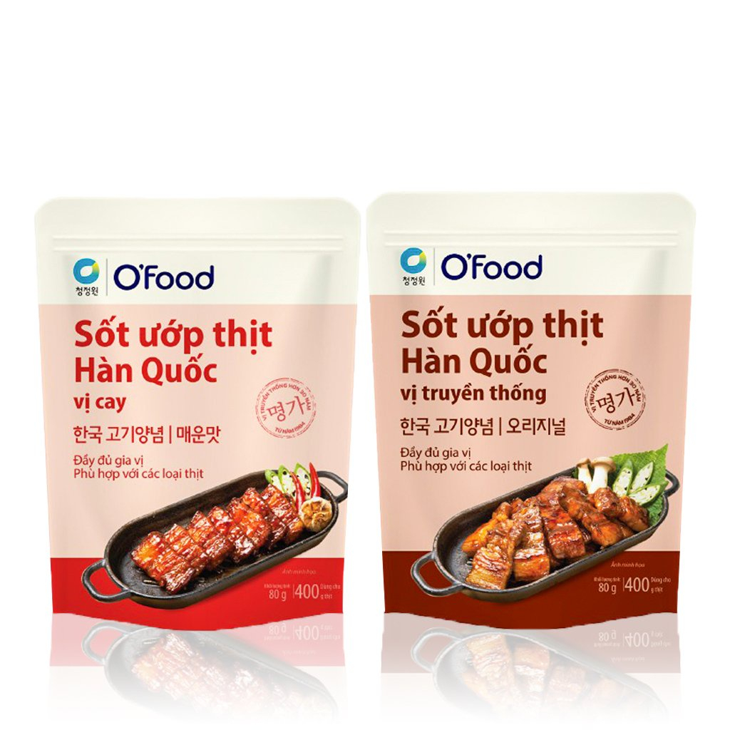 Sốt ướp thịt Hàn Quốc OFood gói 80g / Sốt bò kho