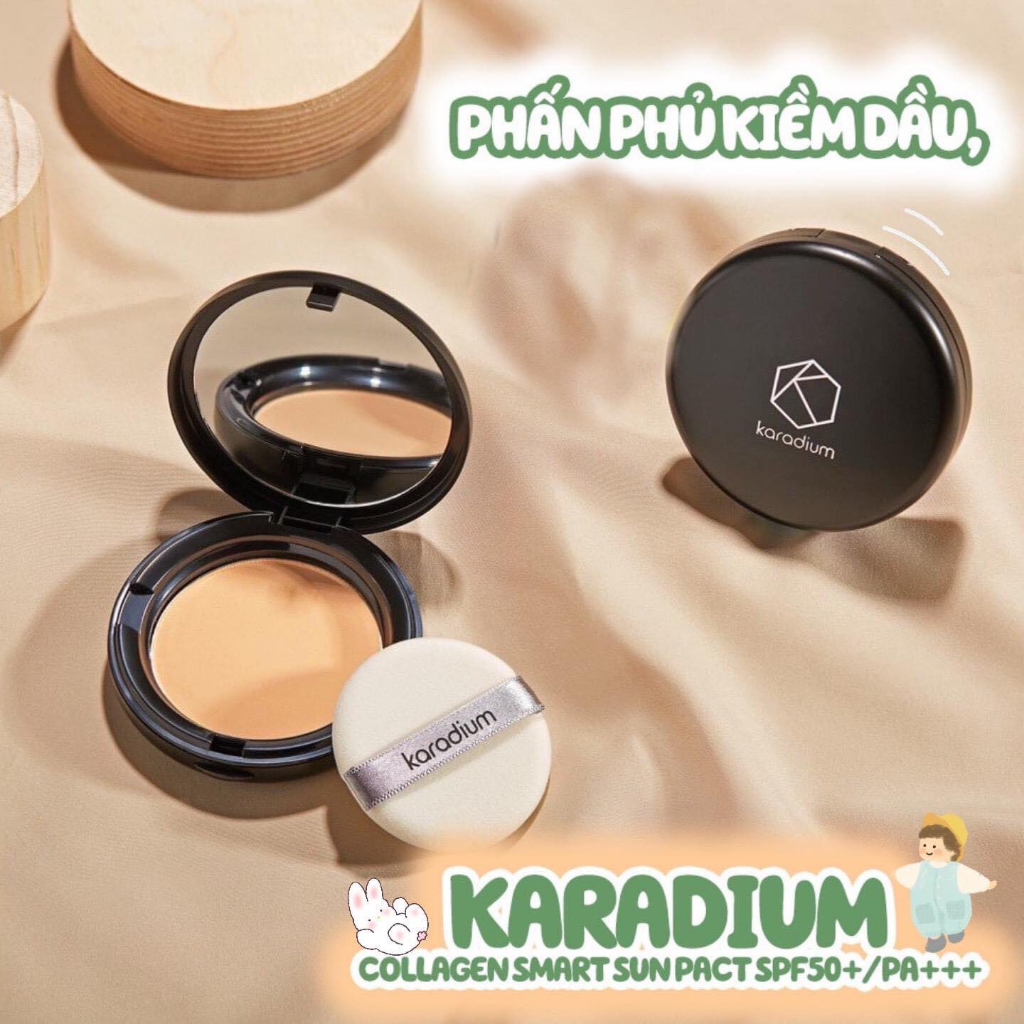 Phấn Phủ Karadium Collagen Smart Sun Pact SPF50+ Pa+++ 13g