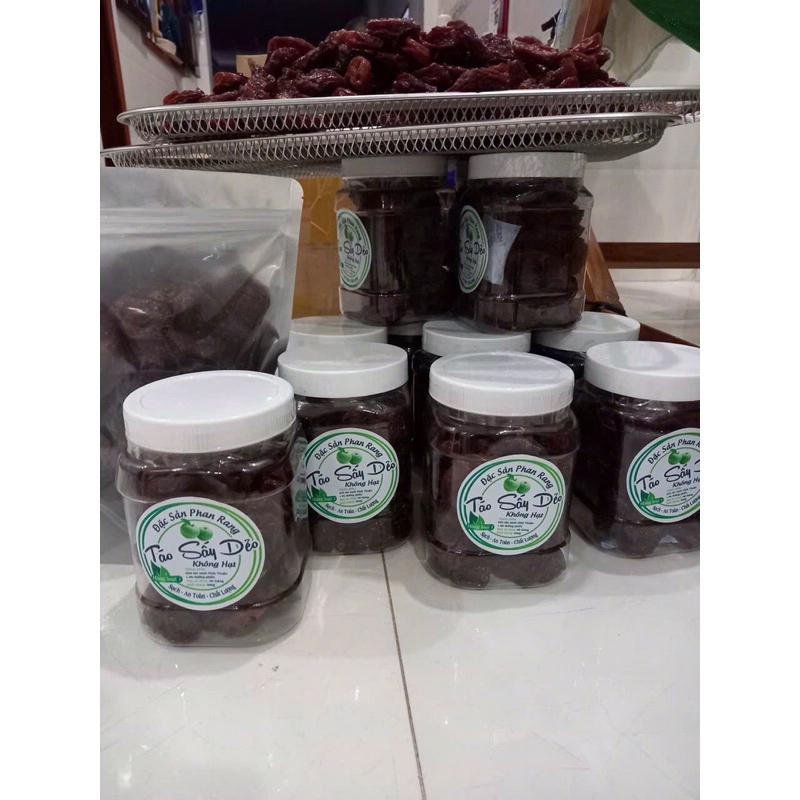 Táo sấy dẻo không hạt Ninh Thuận hộp 500g