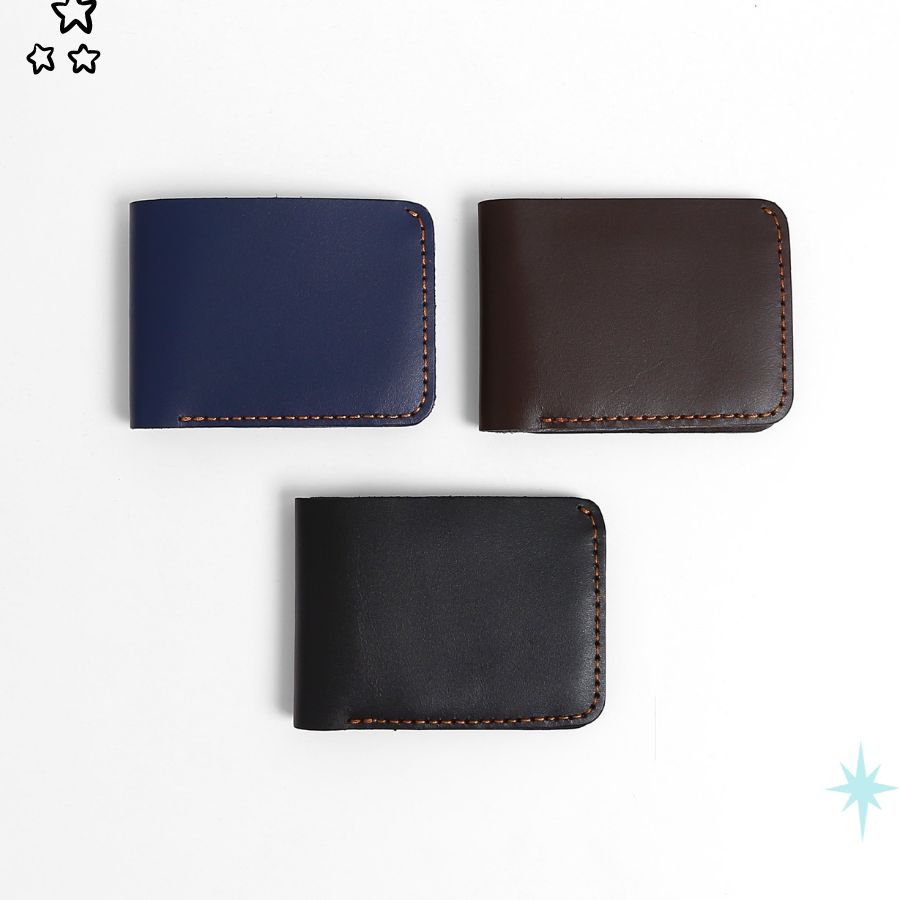 Bóp Nam Mini Da Bò Thật Nhập Khâu Cao Cấp, Ví Nam Đẹp CM25 - Shop 12