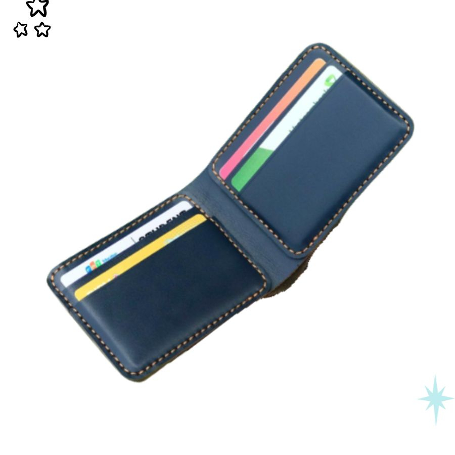 Bóp Nam Mini Da Bò Thật Nhập Khâu Cao Cấp, Ví Nam Đẹp CM25 - Shop 12