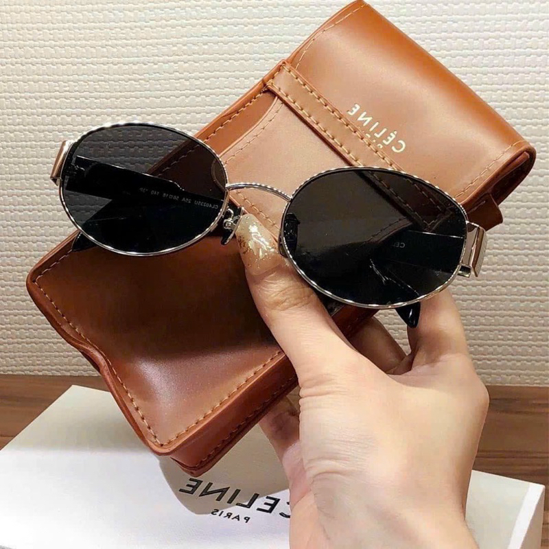 Kính Mát Cline Thời Trang Form Tròn Retro Nam Nữ