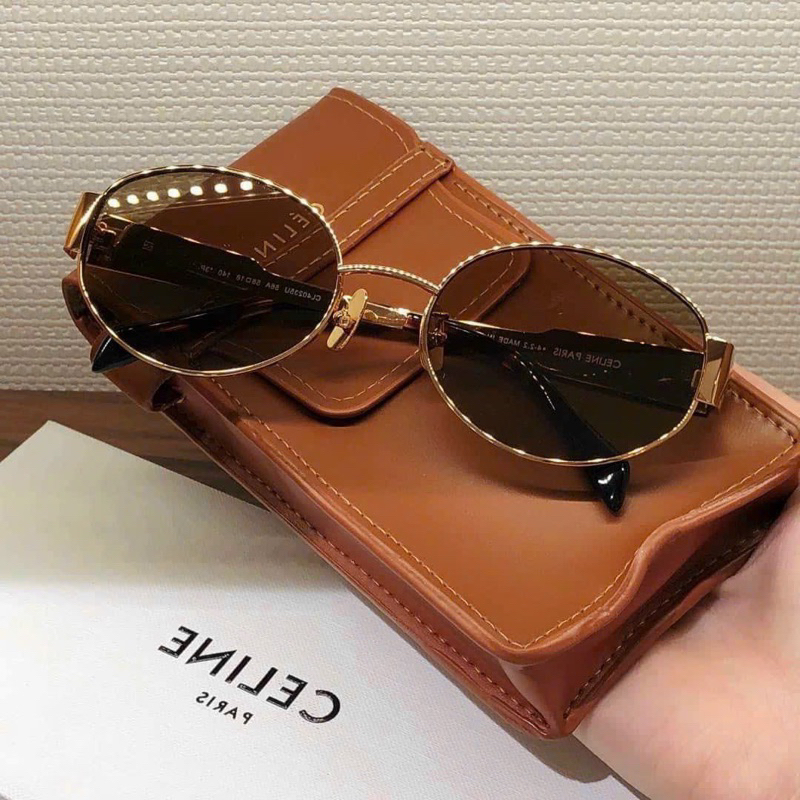 Kính Mát Cline Thời Trang Form Tròn Retro Nam Nữ