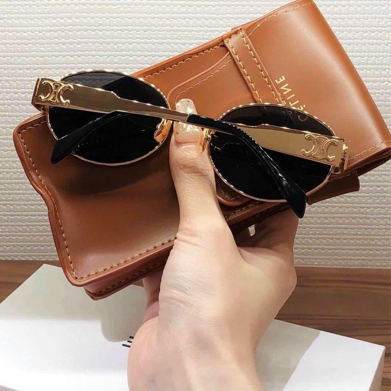 Kính Mát Cline Thời Trang Form Tròn Retro Nam Nữ