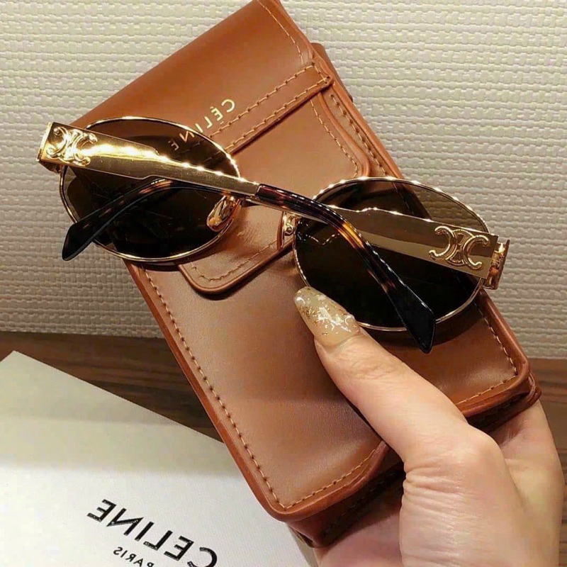 Kính Mát Cline Thời Trang Form Tròn Retro Nam Nữ