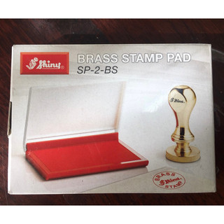 Tampon dấu đồng shiny sp-2-bs / khay mực dấu đồng shiny sp-2-bs
