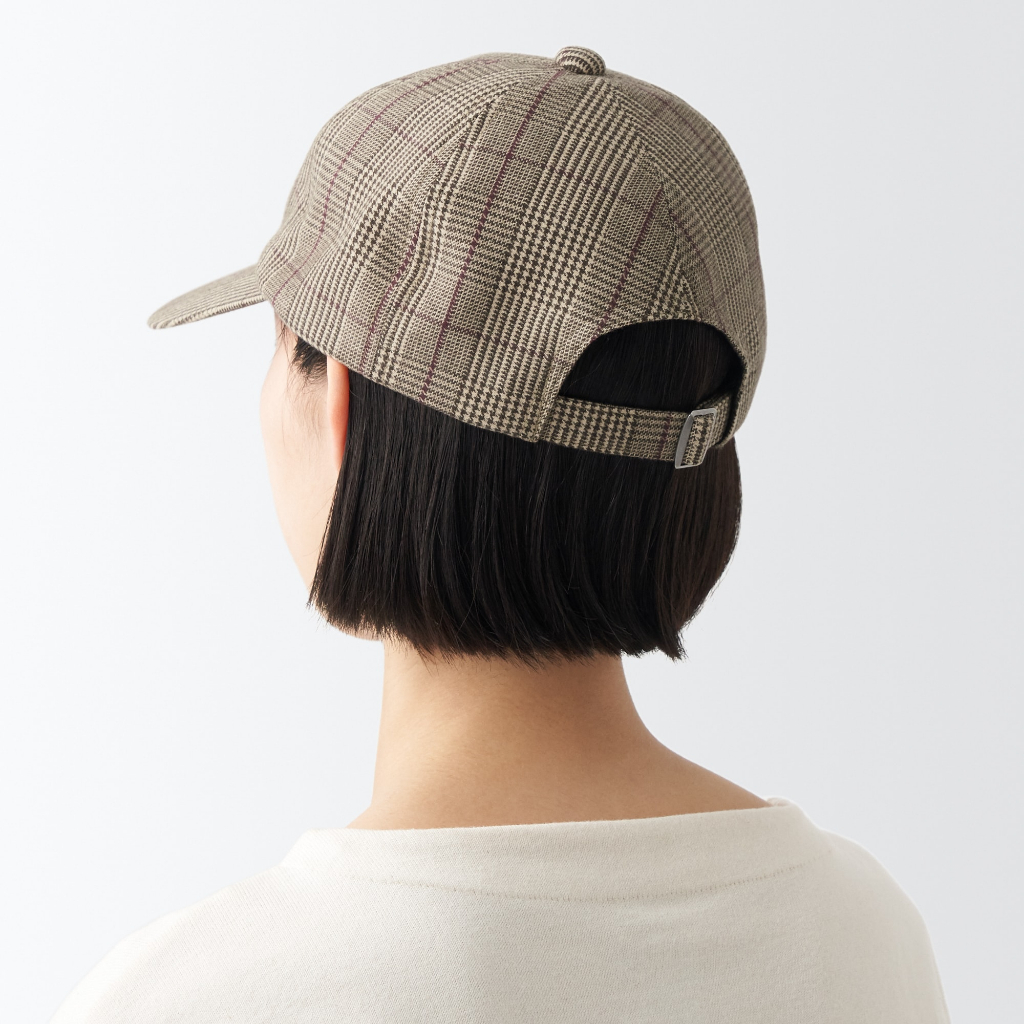 MUJI NÓN LƯỠI TRAI FLANNEL