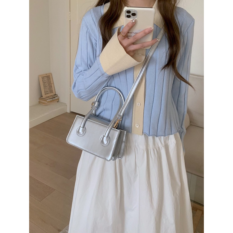 Túi Đeo Chéo Hình Vuông Nhỏ Phong Cách Phương Tây Thời Trang Mới 2023