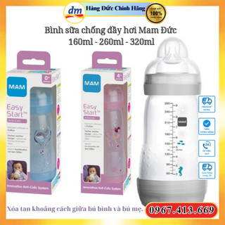 Bình sữa chống đầy hơi mam đức 160ml & 260ml & 320ml