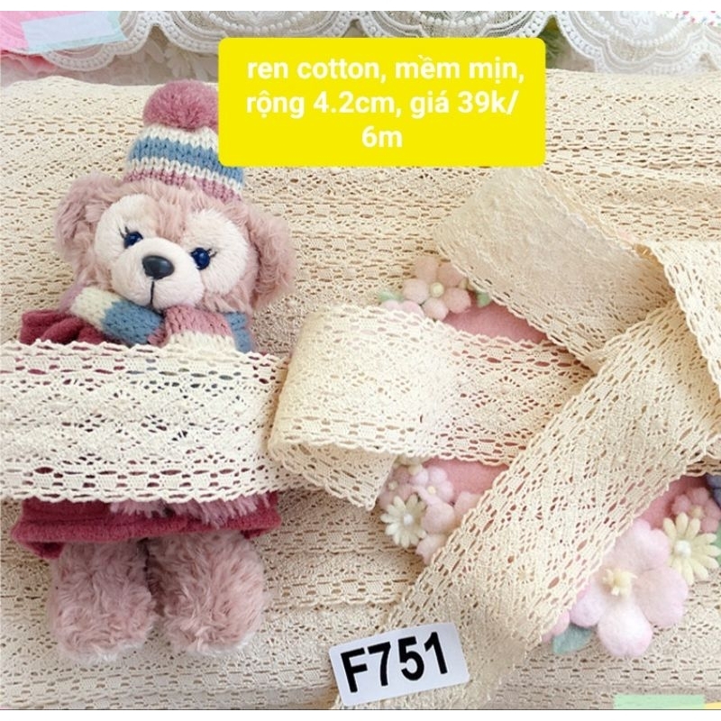 6m ren cotton rộng 4.2cm