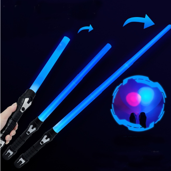 Kiếm Điện Dạ Quang Laser chiến tranh giữa các vì sao có thể ghép 2 chiếc lại với nhau đồ chơi trẻ em