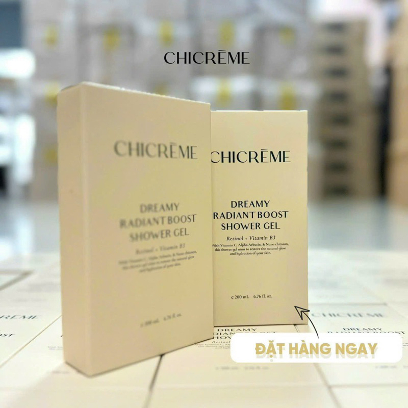 Sữa Tắm Trắng Da Hương Nước Hoa Chicreme 200ml