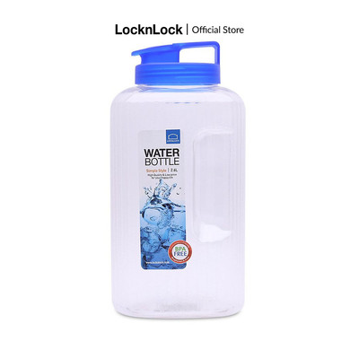 Bình nước nhựa Lock&Lock AQUA 2.6L HAP739 (màu trắng, xanh)