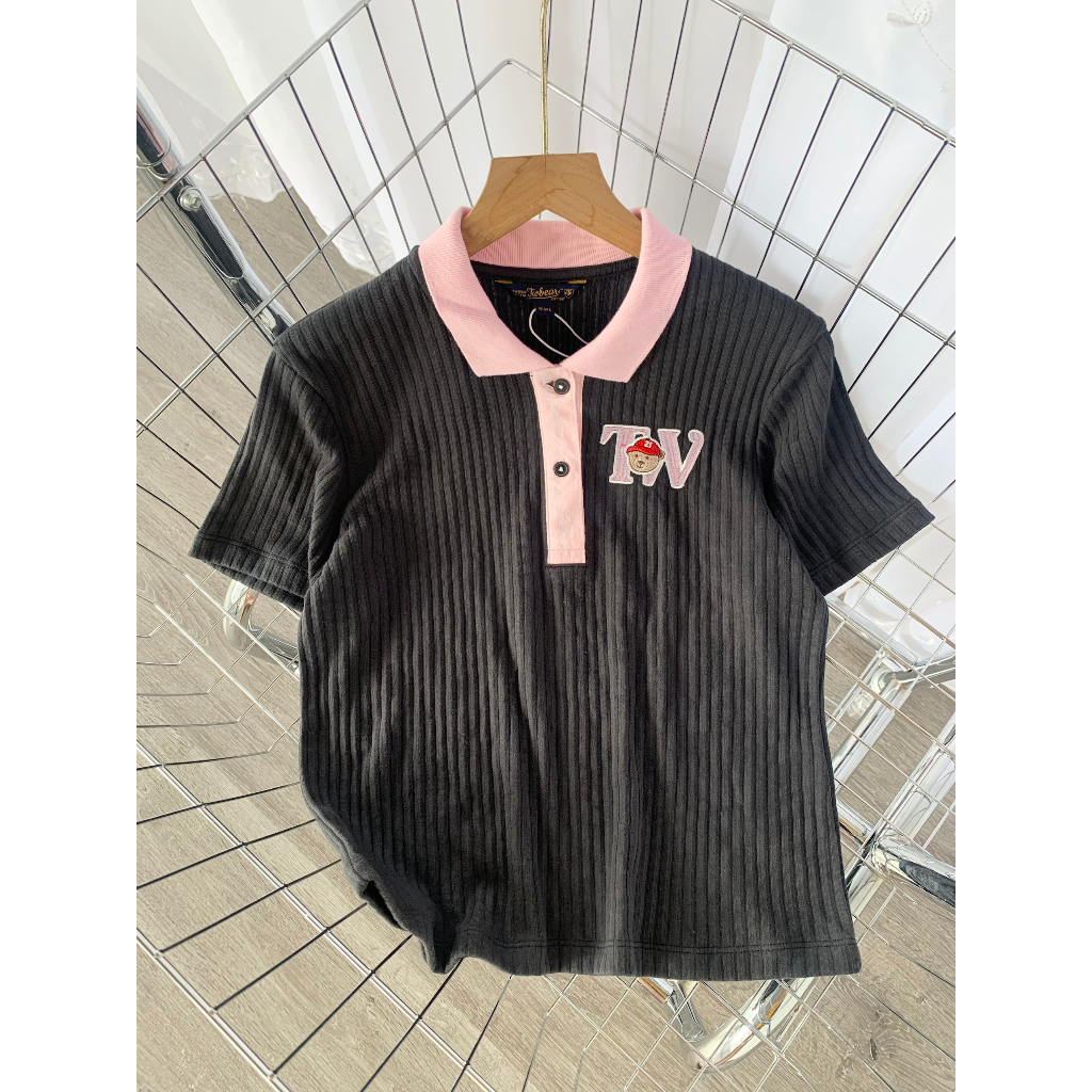 ÁO THUN GÂN CỔ BẼ T.W VNXK DƯ