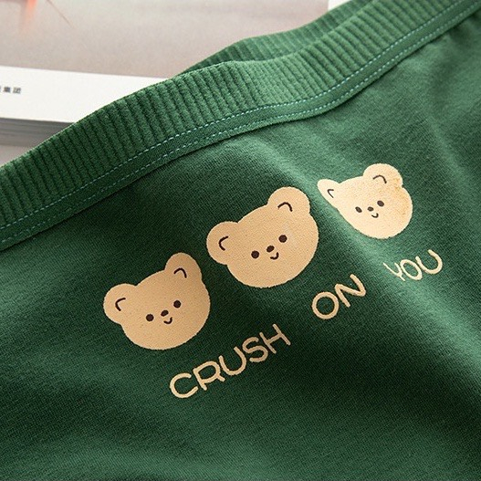 Quần lót gấu cute 100% cotton thoáng khí kháng khuẩn