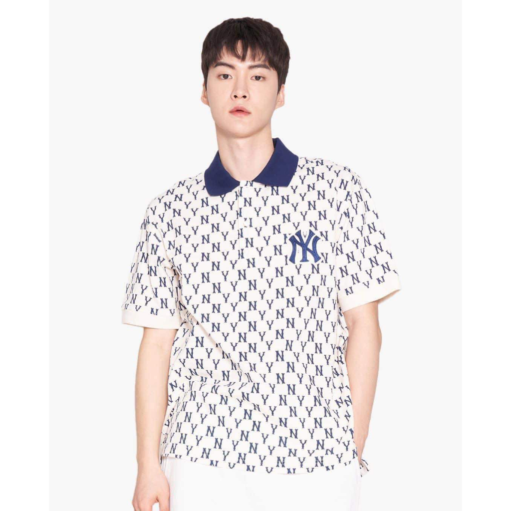 ÁO POLO MLB MONOGRAM FORM NAM HÀN QUỐC