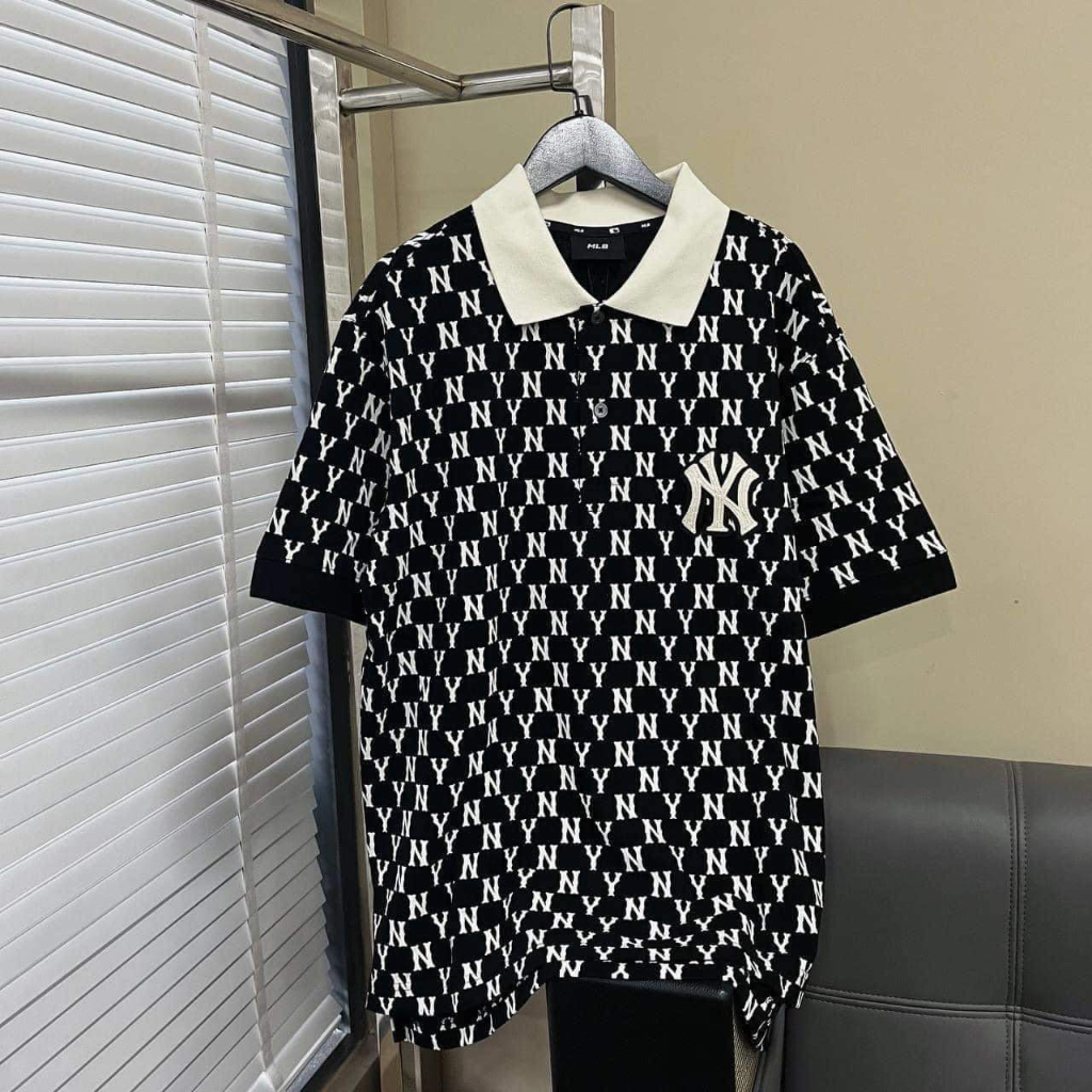 ÁO POLO MLB MONOGRAM FORM NAM HÀN QUỐC