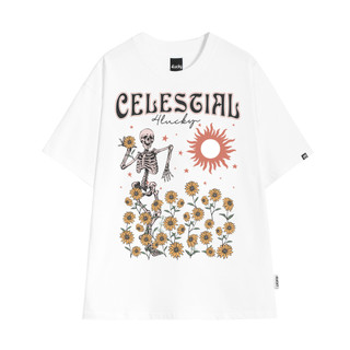 Áo phông rộng nam nữ SKULL 4lucky 6039 - tay lỡ form rộng oversize streetwear