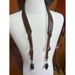 Dây đeo máy ảnh - Da bò thật- Thủ công Handmade