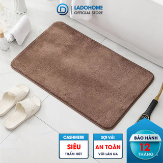  Thảm chùi chân lâu chân lông cashmere nhân tạo siêu thấm hút cao cấp 