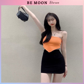 Chân váy ngắn CHỮ A ôm body thun gân, chân váy có lót trong lưng cạp cao tôn dáng