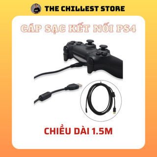 Dây cáp sạc - kết nối chuyên dụng cho tay cầm chơi game PS4 dài 1.5m